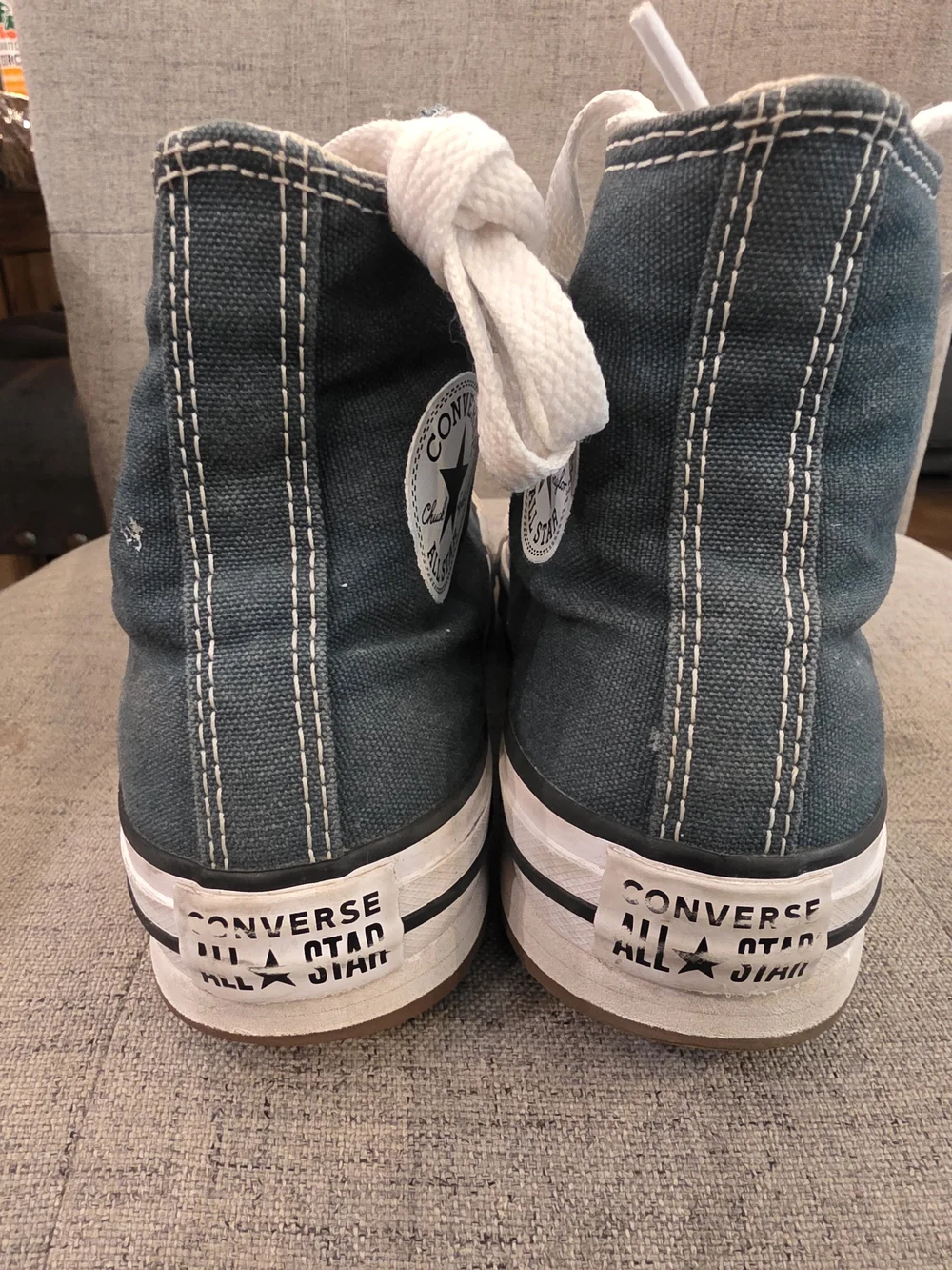 Converse Kids' Teal High-Top Sneakers with White Accents
